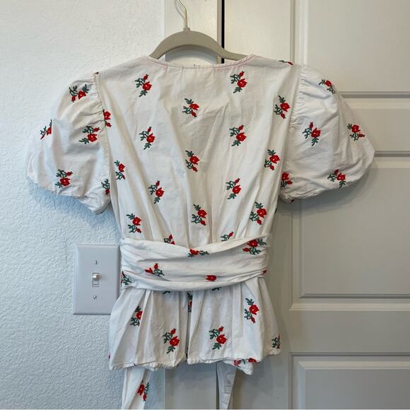 Anthro Maeve Rosalie Embroidered Top - Picture 5 of 8